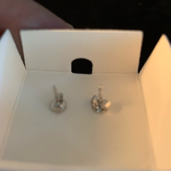 Genuine Diamond Earrings - Picture 2 of 4